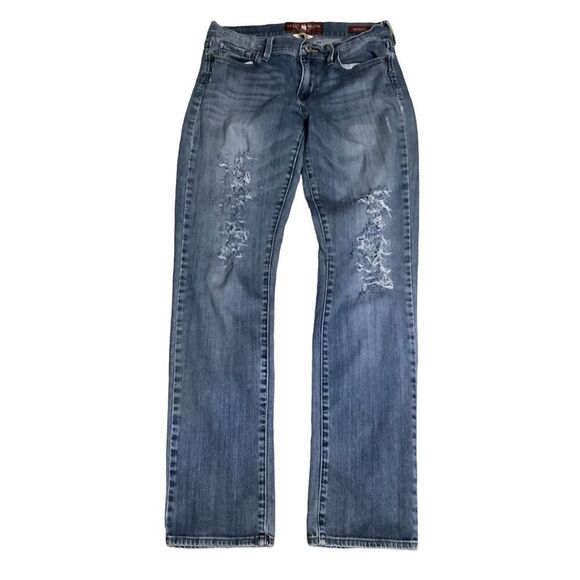 Lucky Brand Distressed Denim Jeans 6/28 - Picture 1 of 5